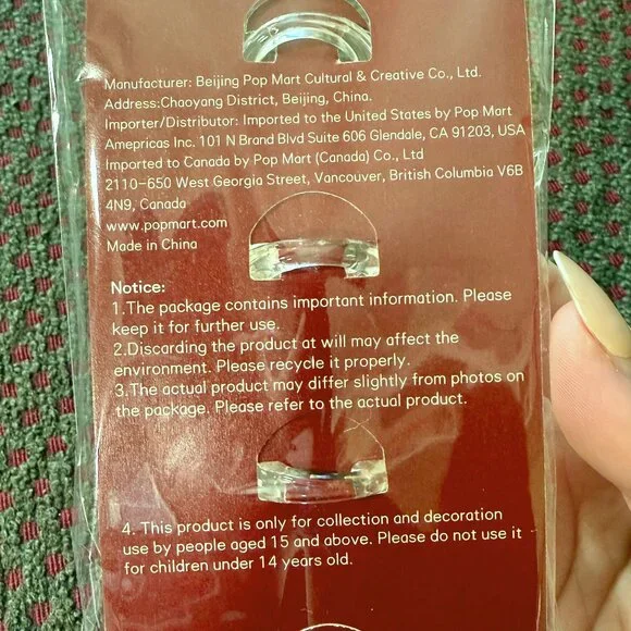 RARE Limited Edition - Why So Serious Spinner Rings - Labubu POP MART Authentic - Picture 6 of 6